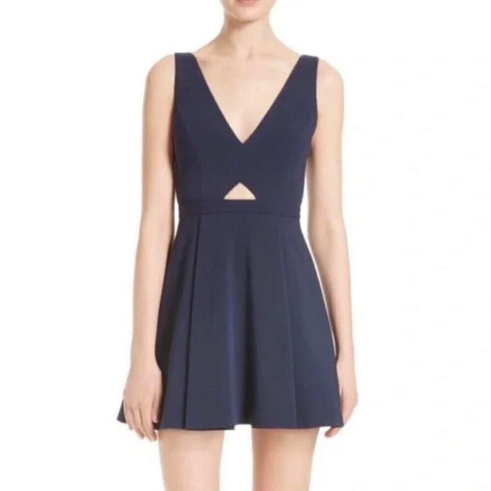 Alice + Olivia Navy Mini Dress